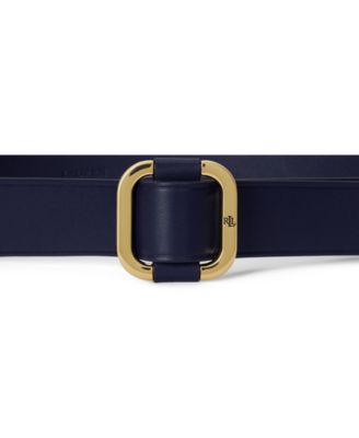Women's Slide Buckle Leather Belt