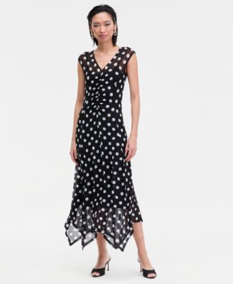 I.N.C. International Concepts - Women's Printed V-Neck Midi Dress