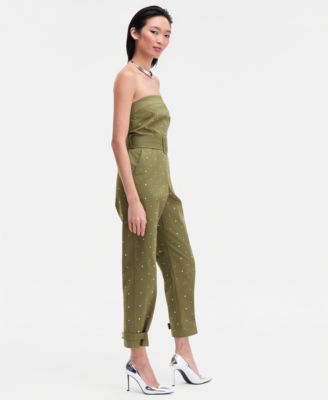 Women's Embellished Strapless Jumpsuit, Macy's Exclusive 