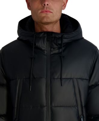 Men's Midweight Hooded Puffer Pockets Jacket