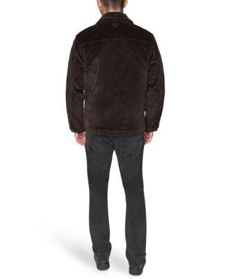 Men's Corduroy Collared Shirt Jacket