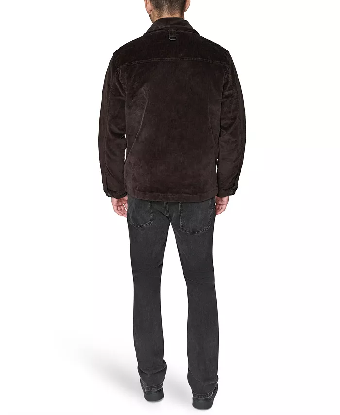 Men's Corduroy Collared Shirt Jacket - thumbnail 6