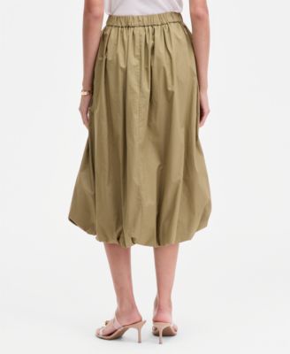 Women's Bubble-Hem Midi Skirt, Macy's Exclusive