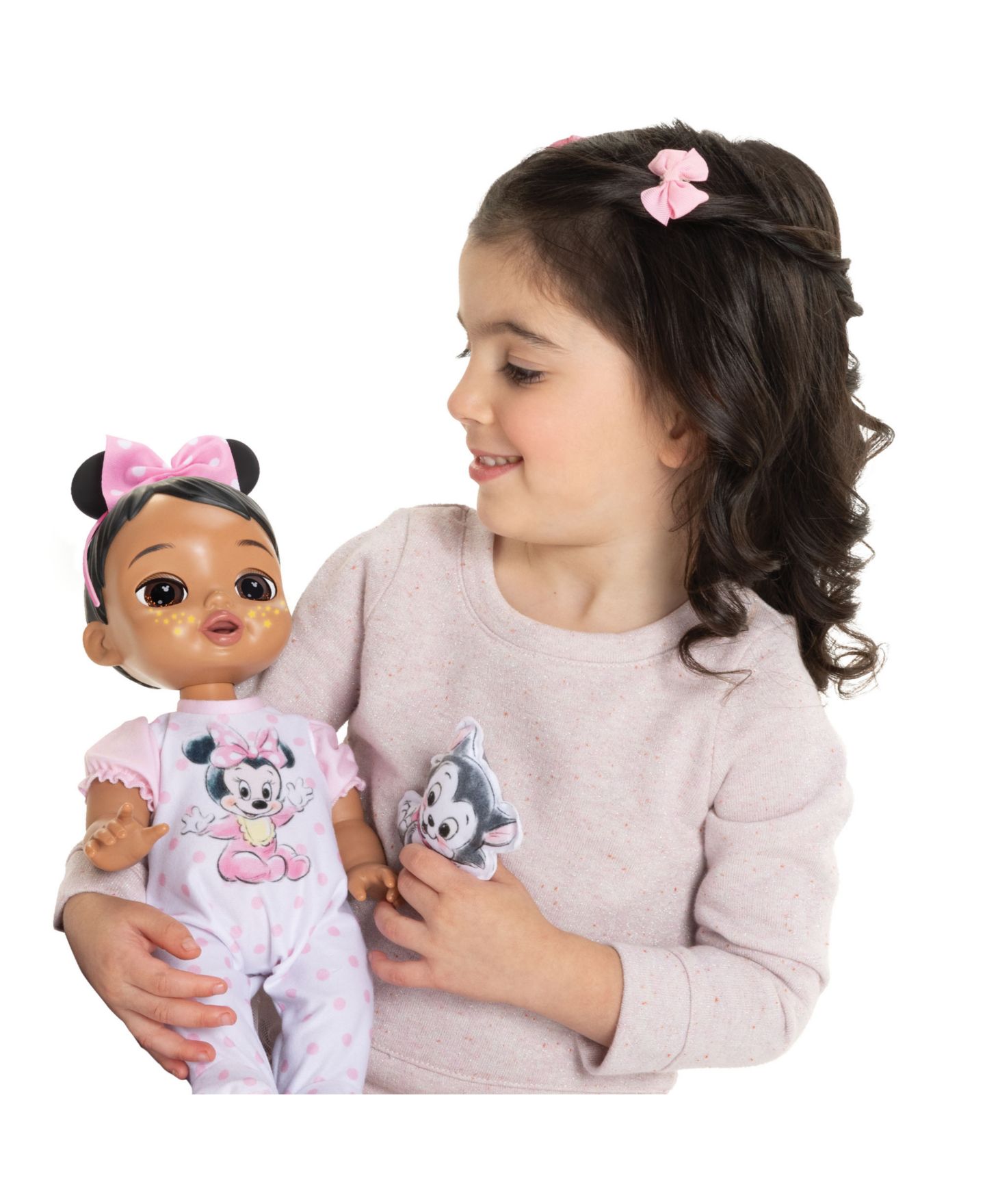 Детская кукла Disney Darlings Deluxe Minnie Light Brown Hair, Brown Eyes Feature Doll — фото 8