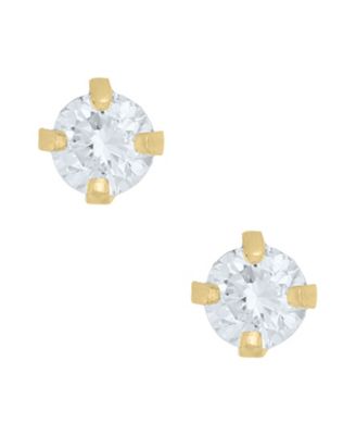 Macy's - Diamond Earrings (.010 ct. t.w.) in 14K Gold