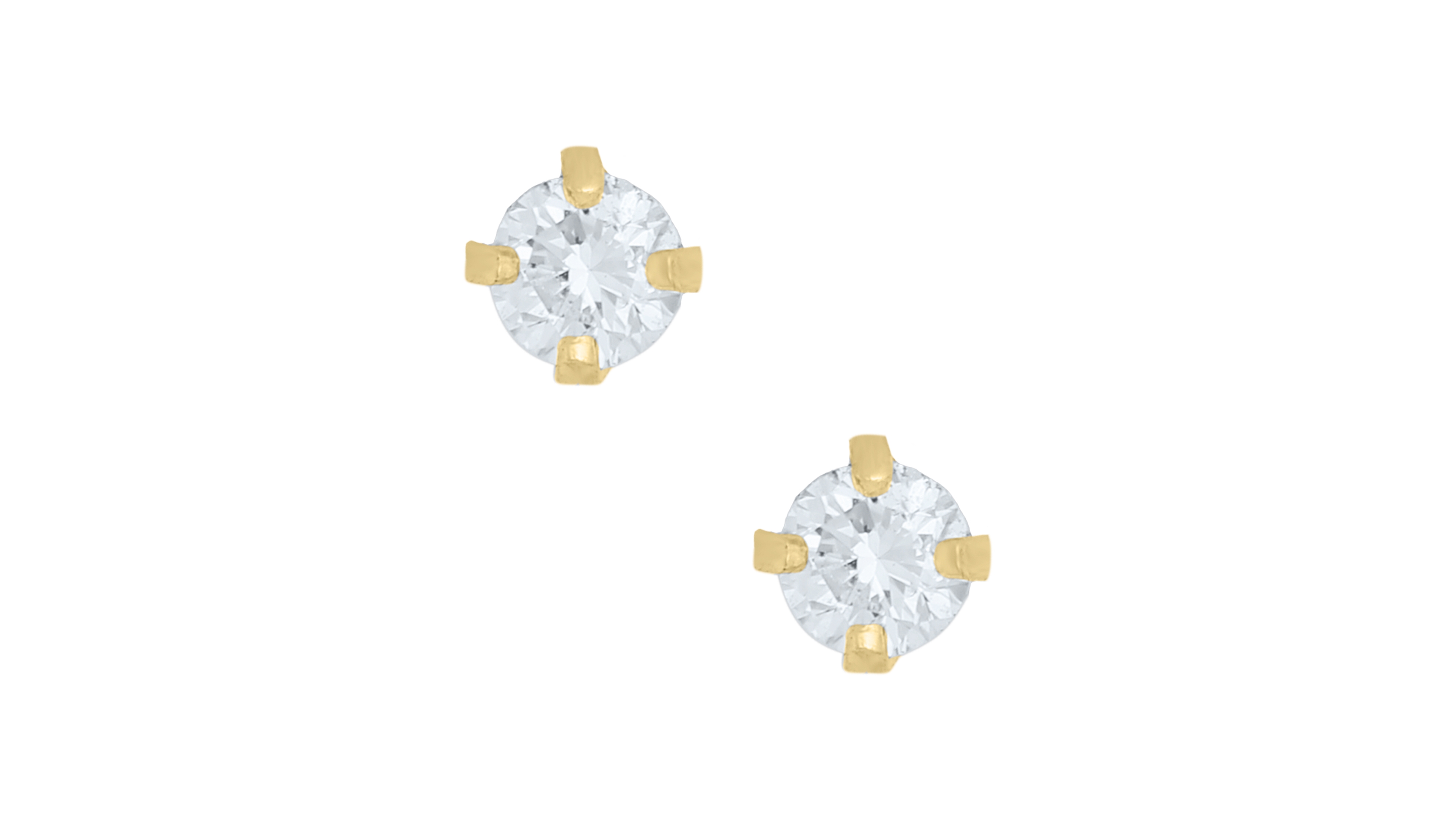 Macy's Diamond Earrings (.010 ct. t.w.) in 14K Gold
