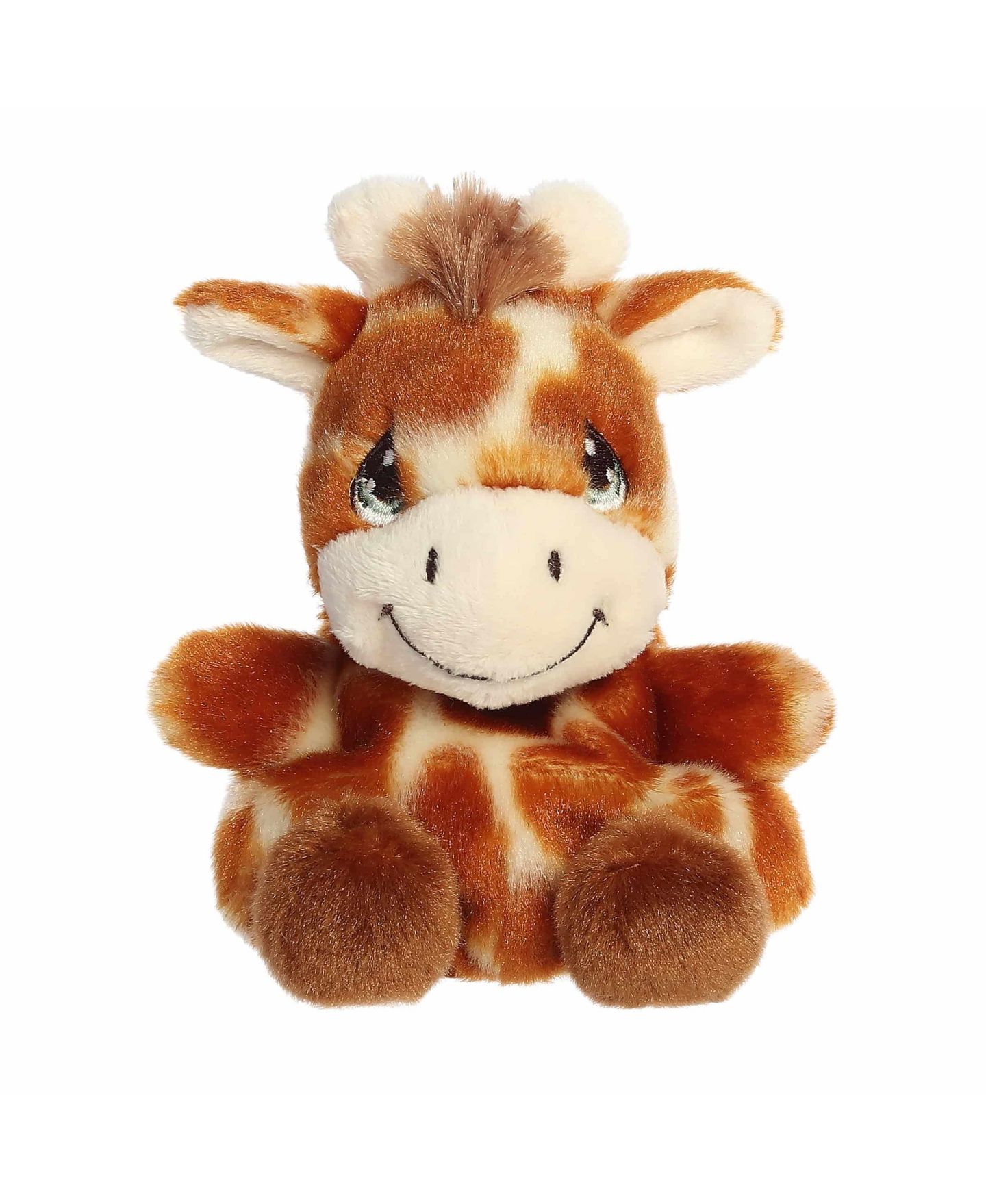 Детская мягкая игрушка Aurora Palm Pals Raffie Giraffe Precious Moments Mini Plush, цвет: Коричневый — фото 1