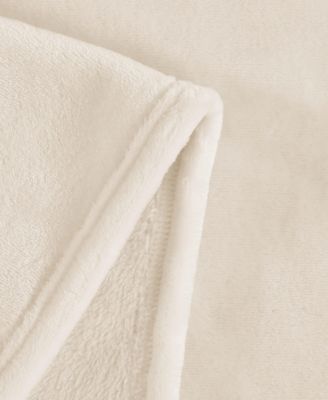 Solid Plush Blanket, King