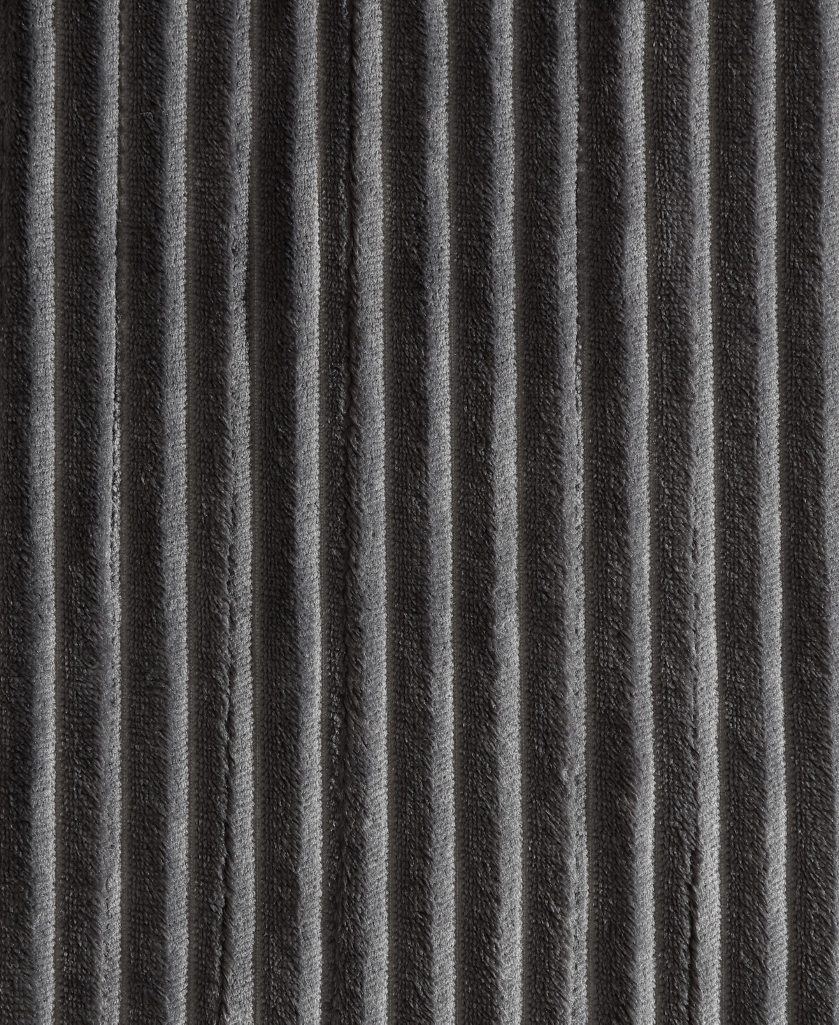 Eddie Bauer Mountain Valley Ribbed Plush Heated Blanket, Full In Gray