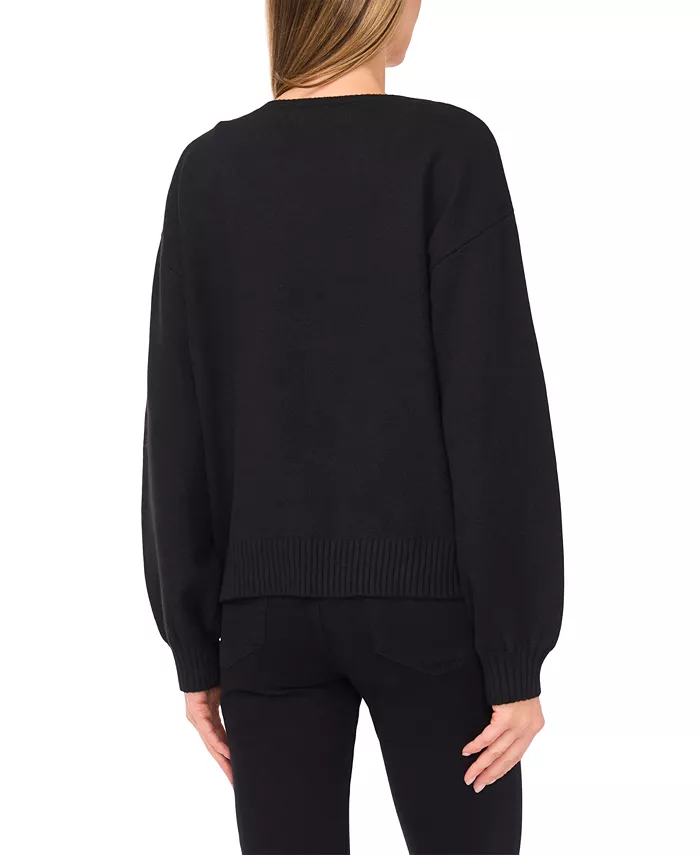 Women's Bow Closure Cardigan Sweater - thumbnail 6