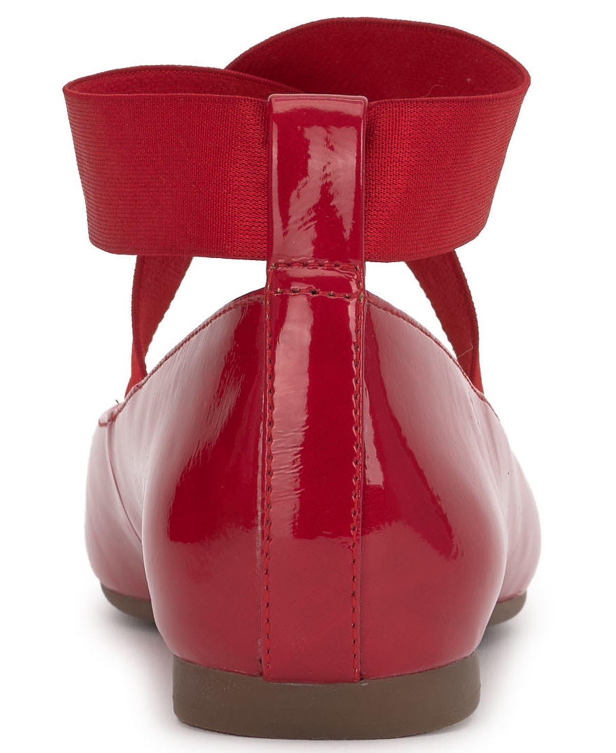 Jessica Simpson Women's Mandalaye Elastic Criss-Cross Ankle Strap Ballet Flats