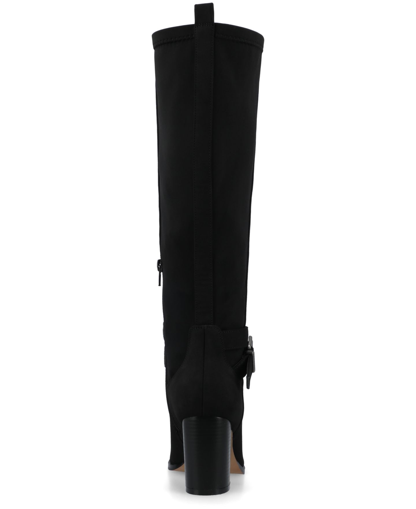 Женские ботинки Journee Collection Avalonn Block Heel Knee High Dress Boots, Regular, Wide Calf, & Extra Wide Calf, цвет: Чёрный — фото 3