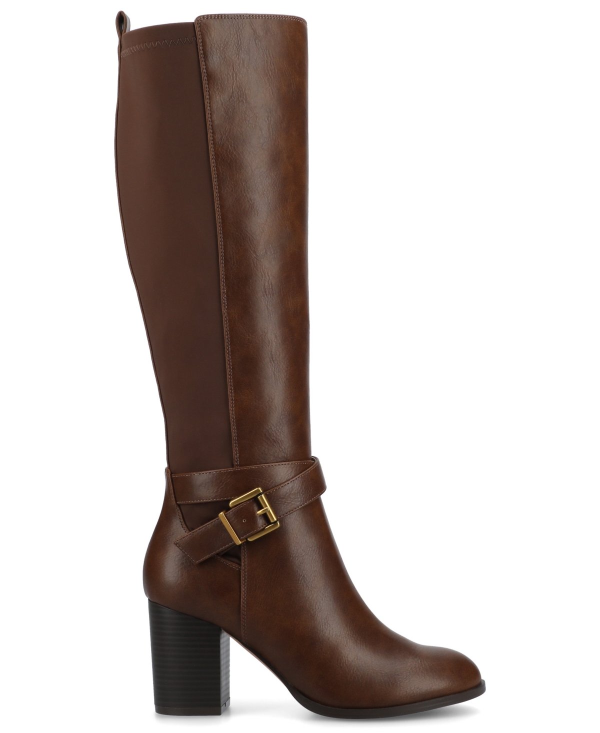 Journee Collection Avalonn Block Heel Boot In Brown