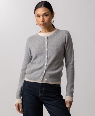 Line & Dot - Women's Hutch Double Layer Long-Sleeve Cardigan