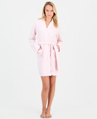 Women's Solid Quilted Belted Robe, Macy's Exclusive