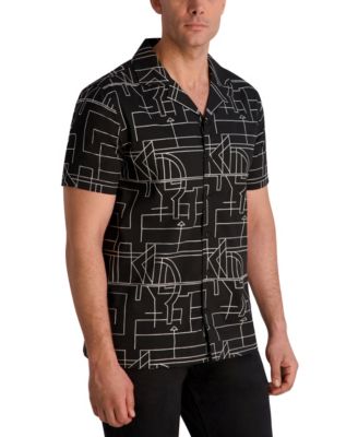 Men's Camp Collar Woven Shirt
