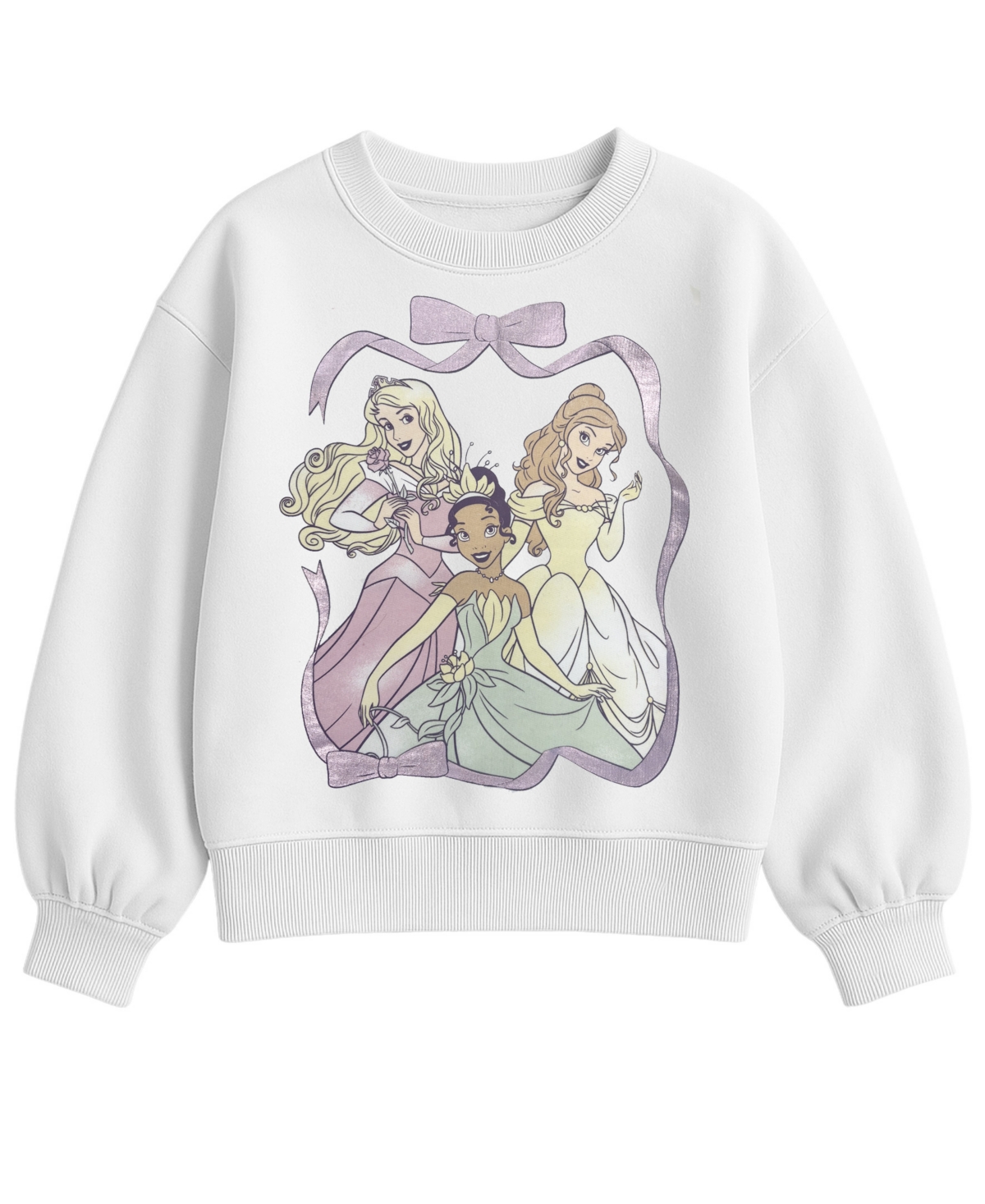 Kate Mack Girls 2T-6X Princess Long-Sleeve Top and Metallic Pants, 2-Piece Set