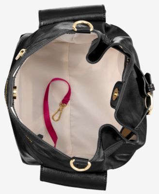 Ansleyy Glazed Bucket Bag, Exclusively at Macy's 