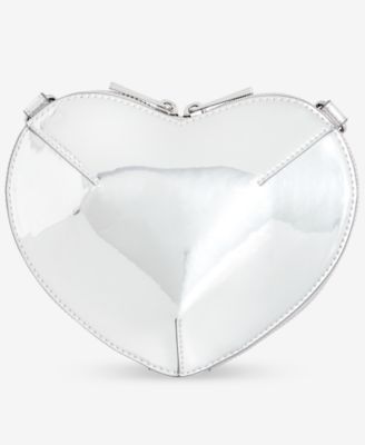 Barrii Metallic Shell Mini Heart Crossbody, Exclusively at Macy's 