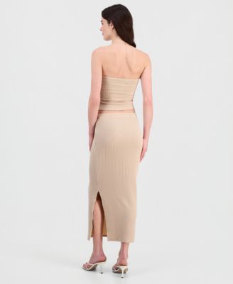 Juniors' Textured Tube Top