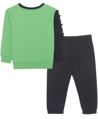 Boys' Toddler 2T-5T T-Rex Long-Sleeve T-Shirt and Joggers, 2-Piece Set