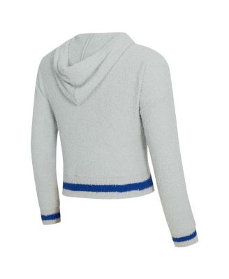 Women's 2-Piece Gray Indianapolis Colts Whitley Long Sleeve Hoodie Top and Shorts Set