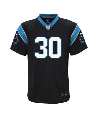 Big Boys and Girls Chuba Hubbard Black Carolina Panthers Team Game Jersey