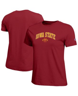 Champion - Women's Cardinal Iowa State Cyclones Arched Over Logo T-Shirt