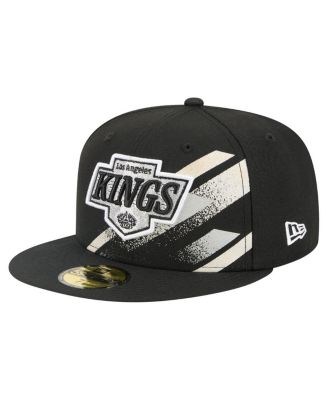 New Era - Men's Black Los Angeles Kings Faded Lines 59FIFTY Fitted Hat