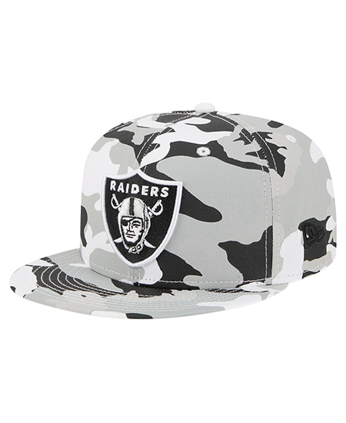 New Era Men's Silver/Black Las Vegas Raiders 59FIFTY Fitted Hat
