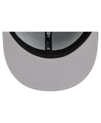 Men's Midnight Green Philadelphia Eagles Overlap Wordmark 59FIFTY Fitted Hat