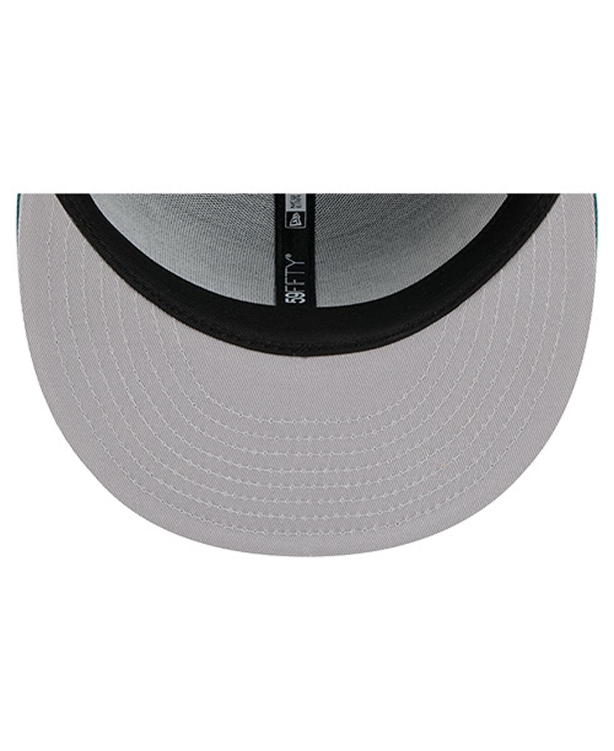 New Era Men's Midnight Green Philadelphia Eagles Overlap Wordmark 59FIFTY Fitted Hat