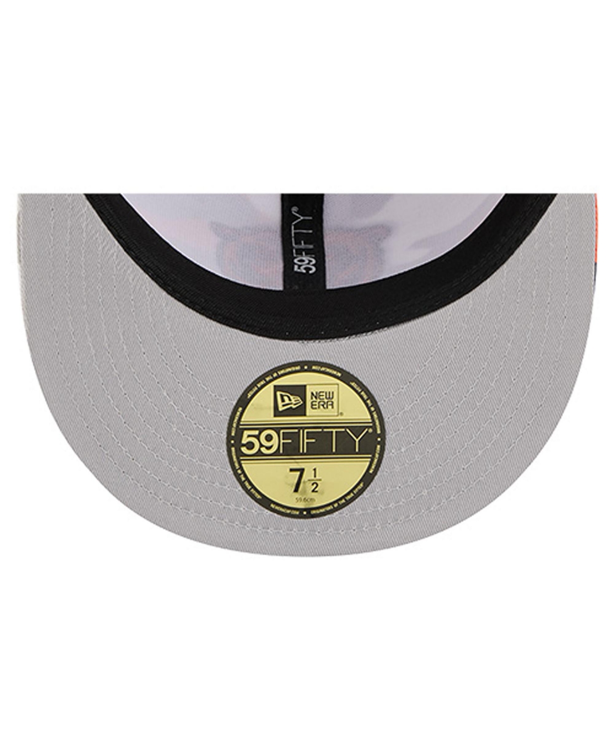 New Era Men's Orange/Navy Chicago Bears 59FIFTY Fitted Hat