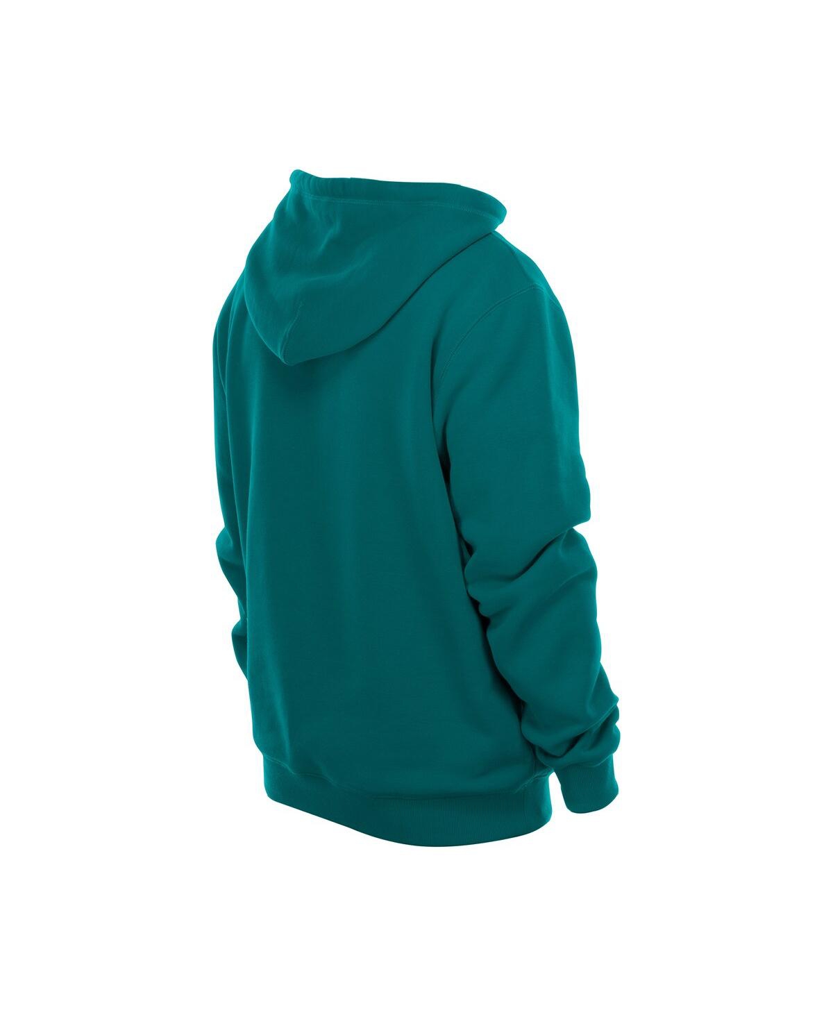 New Era Men's Aqua Miami Dolphins Combine Authentic Local State Throwback Hoodie