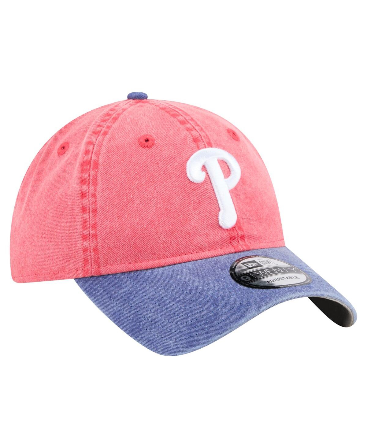 New Era Men's Red/Royal Philadelphia Phillies Select 9TWENTY Adjustable Hat