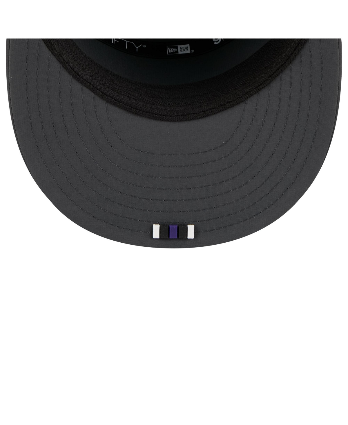 New Era Men's Charcoal Baltimore Ravens 2025 Sideline Cold Weather Split Panel 9FIFTY Snapback Hat