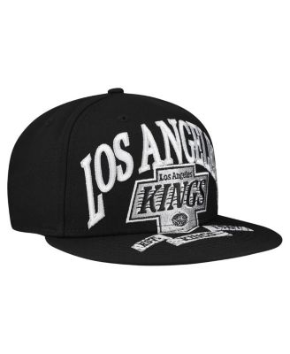 Men's Black Los Angeles Kings Oversized Vintage Arch 59Fifty Fitted Hat