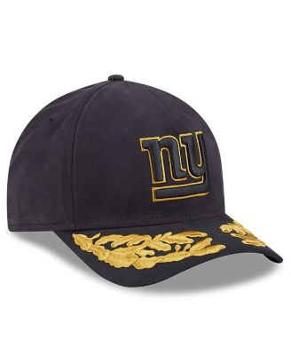 x Alpha Industries Men's Black New York Giants A-Frame 9FORTY Adjustable Hat