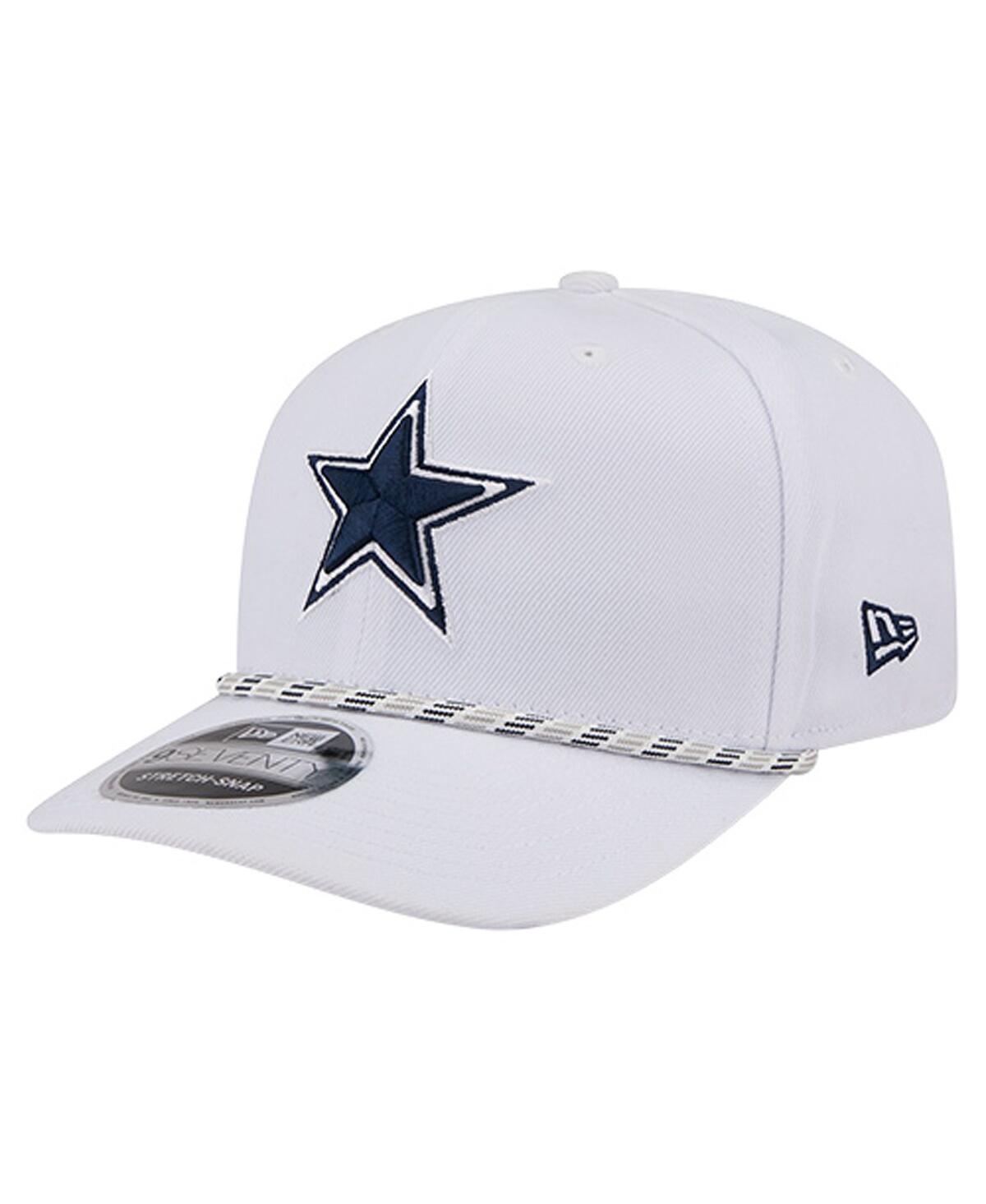 New Era Men's White Dallas Cowboys Gameday Multi Rope 9seventy Adjustable Hat In Gray