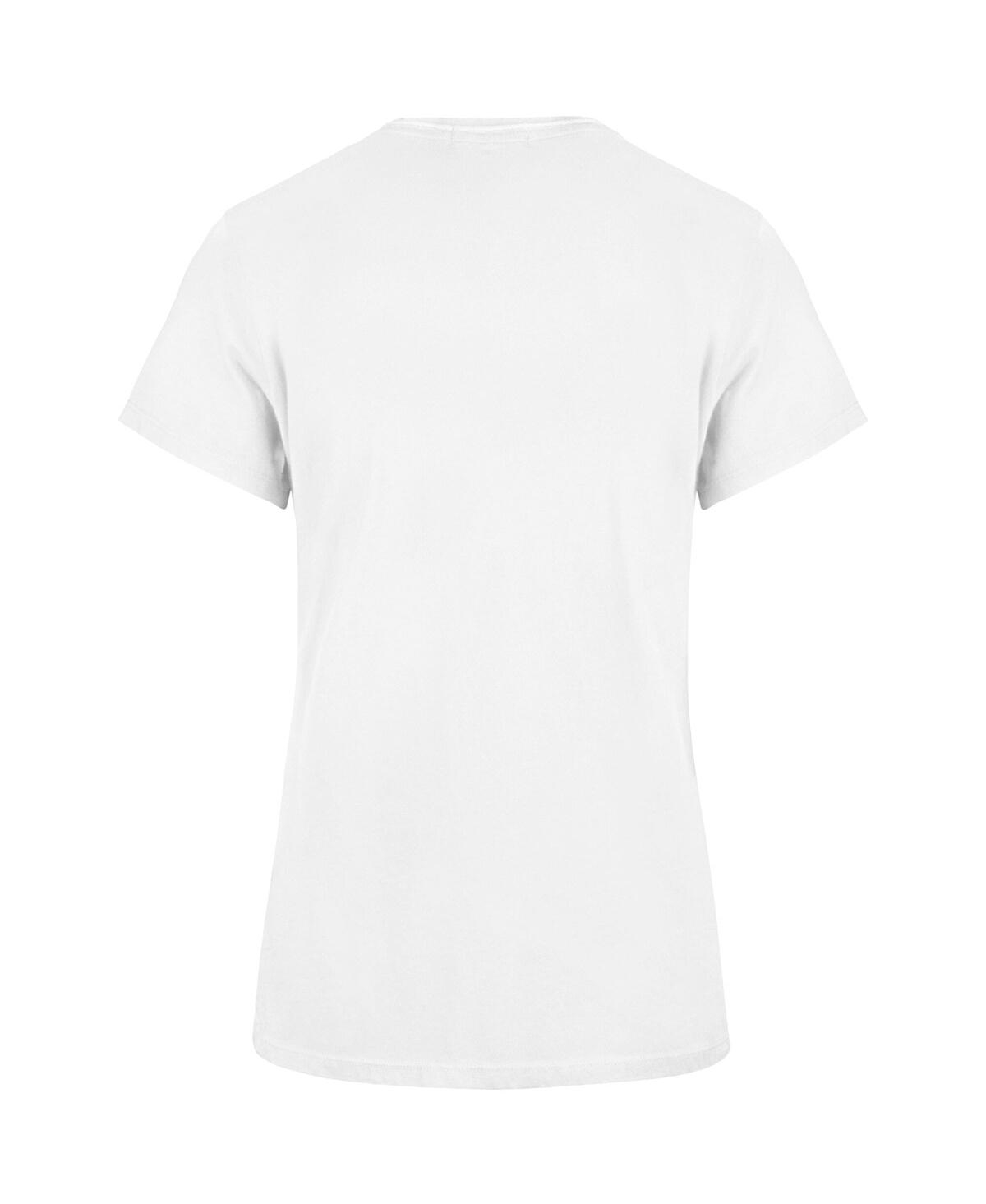 47 Brand X Profile Women's White Las Vegas Aces Logo Lockup Plus Size V-neck T-shirt In White