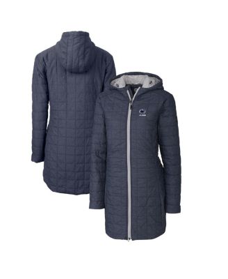 Cutter & Buck - Women's Navy Penn State Nittany Lions Alumni Rainier PrimaLoft Eco Insulated Hooded Jacket