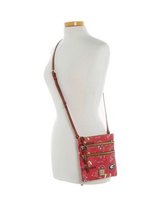 Georgia Bulldogs Football Halftime Triple Zip Crossbody Bag