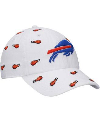 Women's White Buffalo Bills Team Confetti Clean Up Adjustable Hat