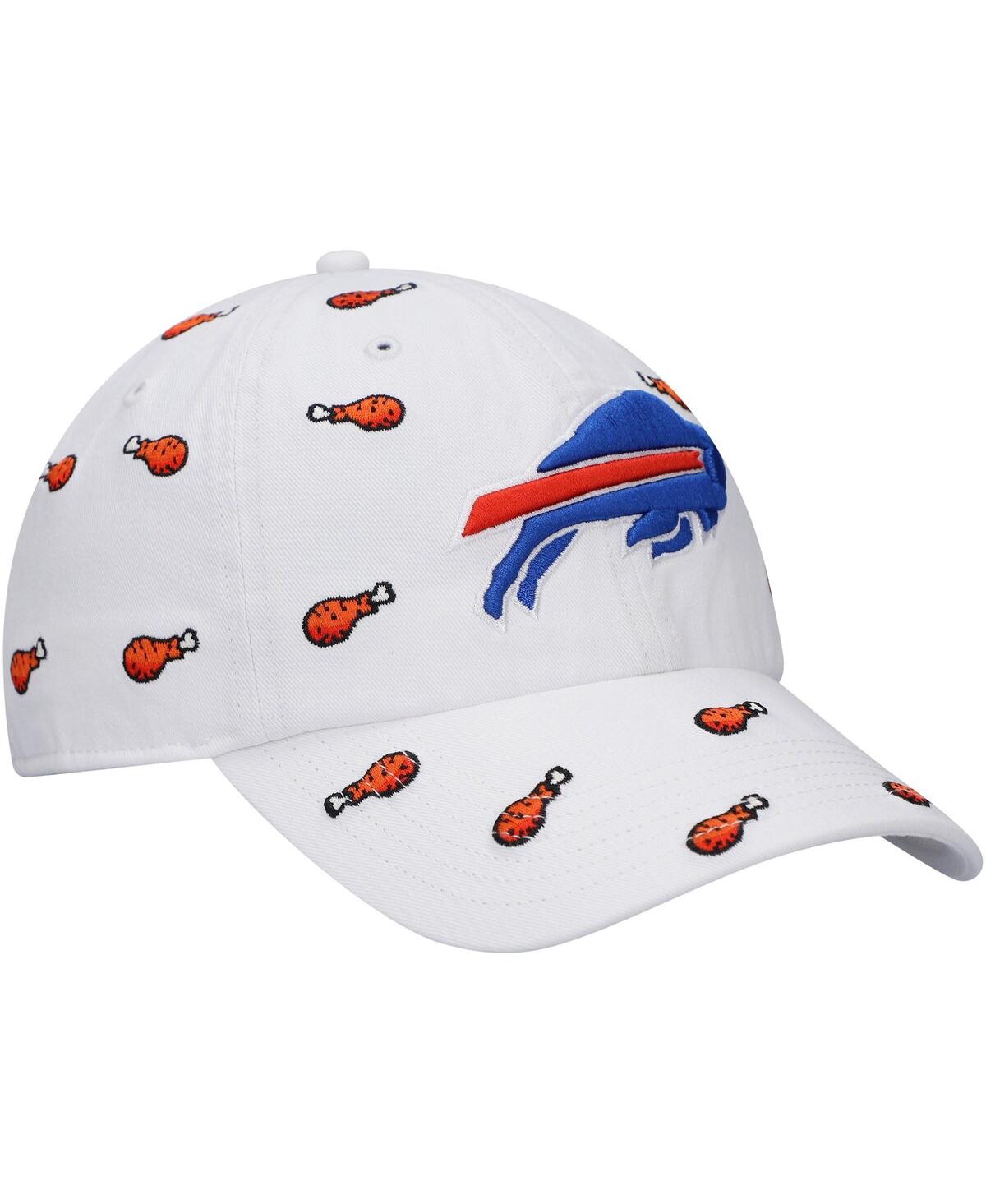 '47 Brand Women's White Buffalo Bills Team Confetti Clean Up Adjustable Hat