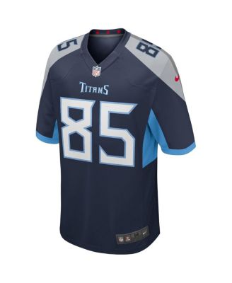 Men's Derrick Mason Navy Tennessee Titans Game Retired Player Jersey