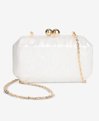 Acrylic Swirl Minaudiere Clutch, Macy's Exclusive