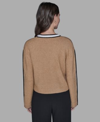 Petite Crewneck Long-Sleeve Sweater
