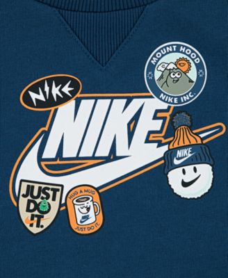 Baby Boys 2-Piece PE Crewneck Sweatshirt and Pants Set