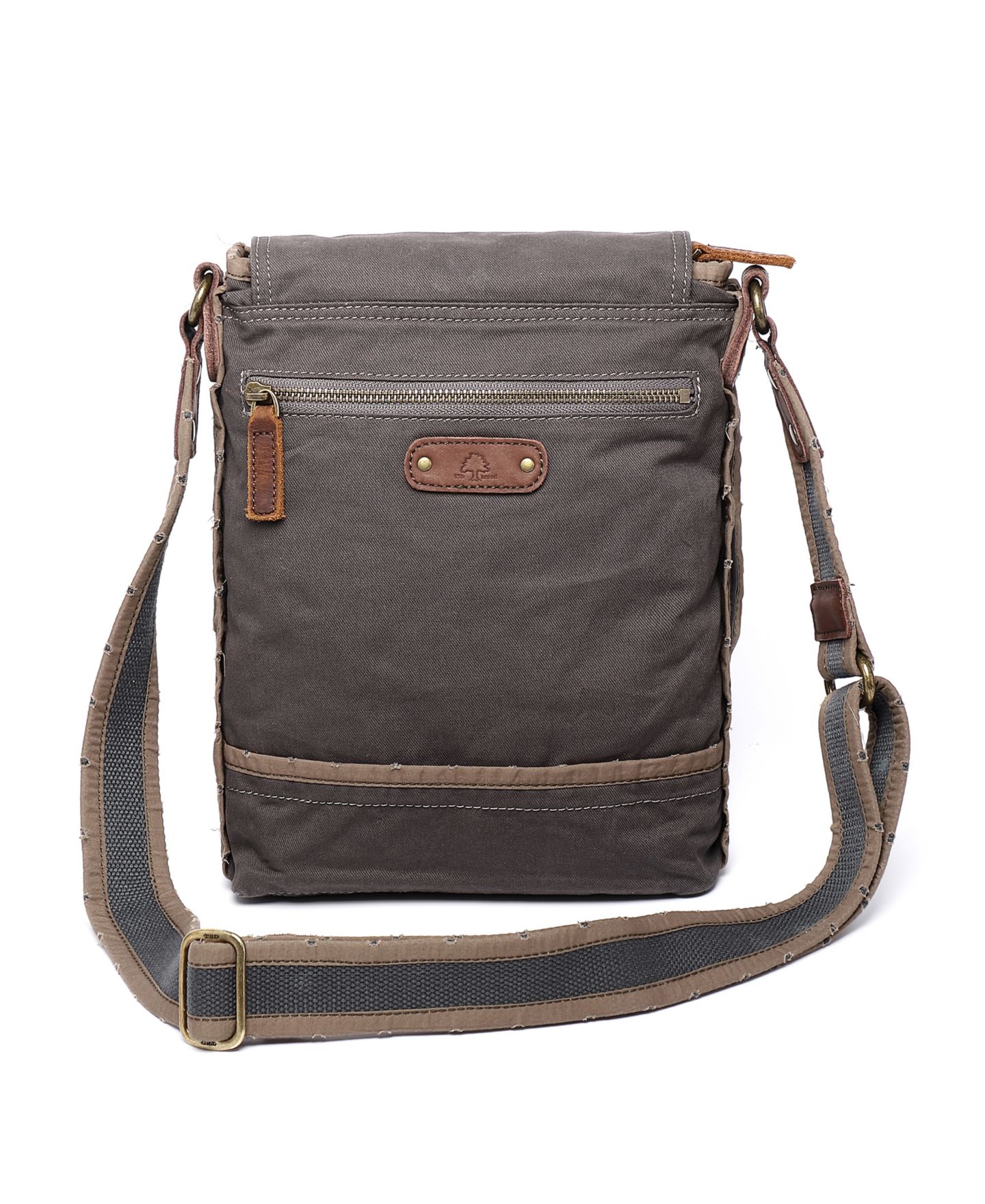 Женская сумка TSD BRAND Lake Toya Crossbody, цвет: Серый — фото 3