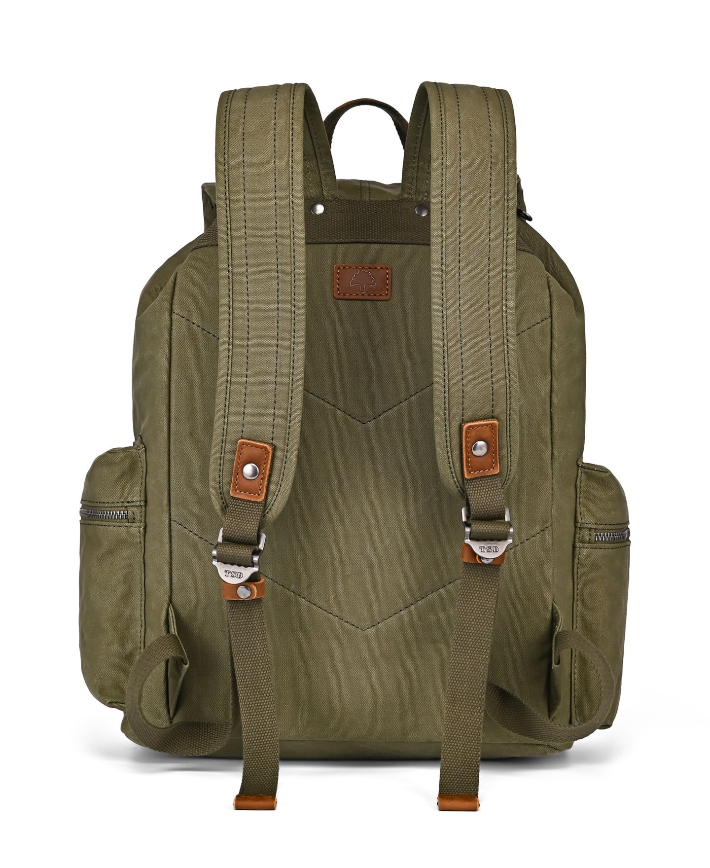 Рюкзак TSD BRAND Coast Ranch Drawstring, цвет: Оливковый — фото 2